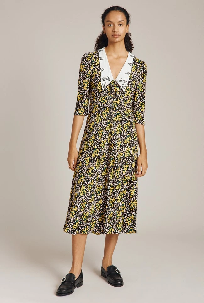 Wynn Dress Yellow Bouquet 3 Wynn Dress Yellow Bouquet