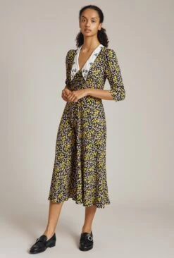 Wynn Dress Yellow Bouquet 10 Wynn Dress Yellow Bouquet -Ghost Fashion Store D03G006 Z73 23205 650px 964px