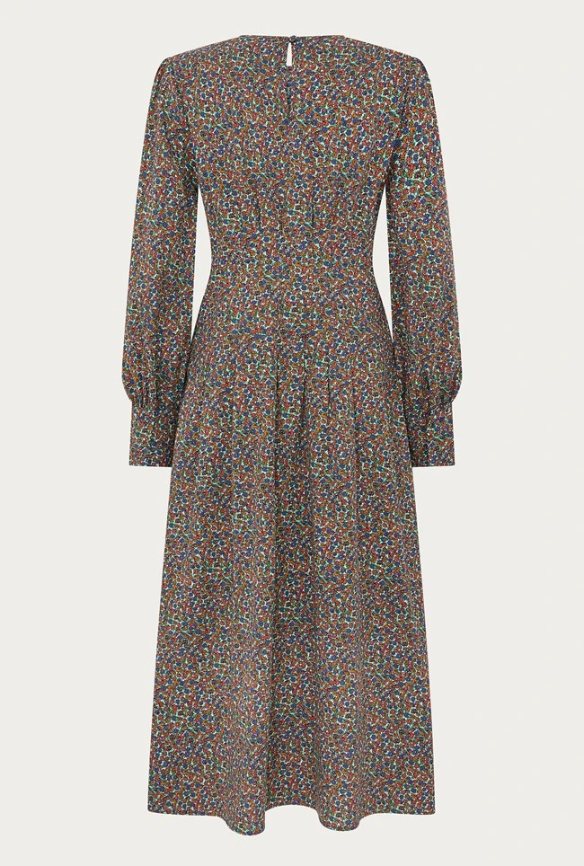 Tabatha Dress Orange Floral 8 Tabatha Dress Orange Floral - Image 6