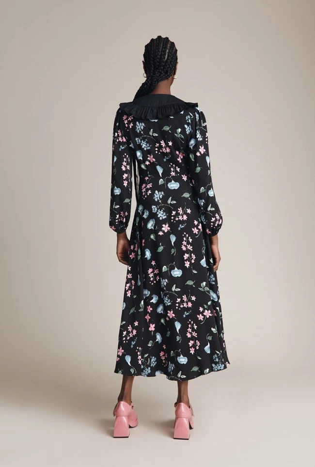 Dixie Dress Black Floral 5 Dixie Dress Black Floral - Image 3