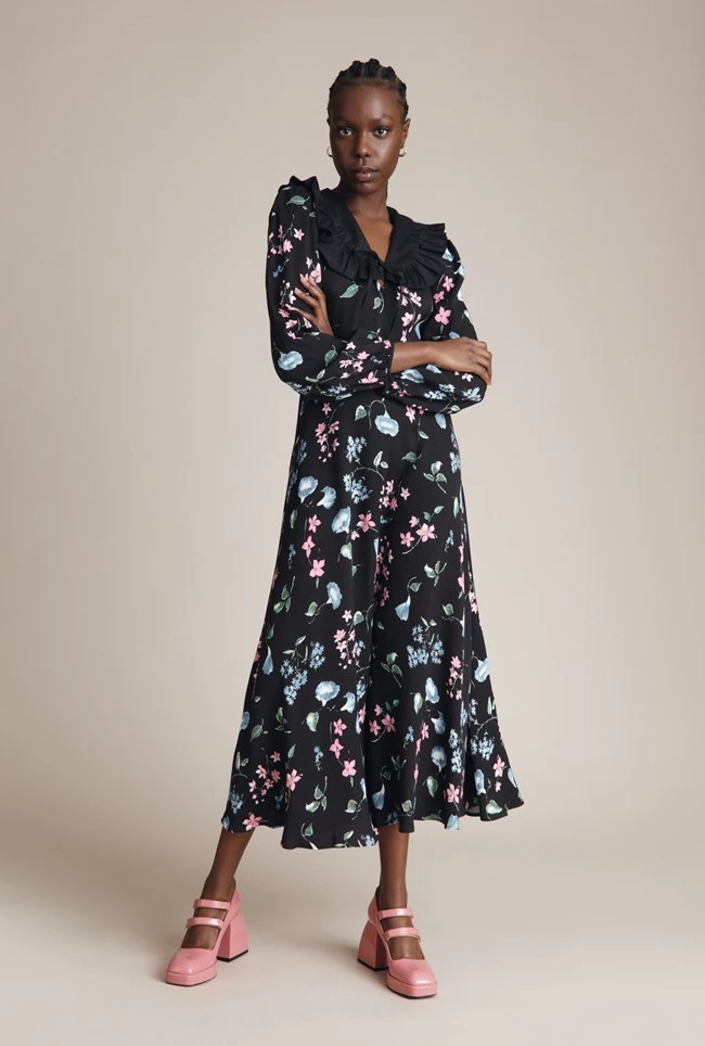 Dixie Dress Black Floral 4 Dixie Dress Black Floral - Image 2
