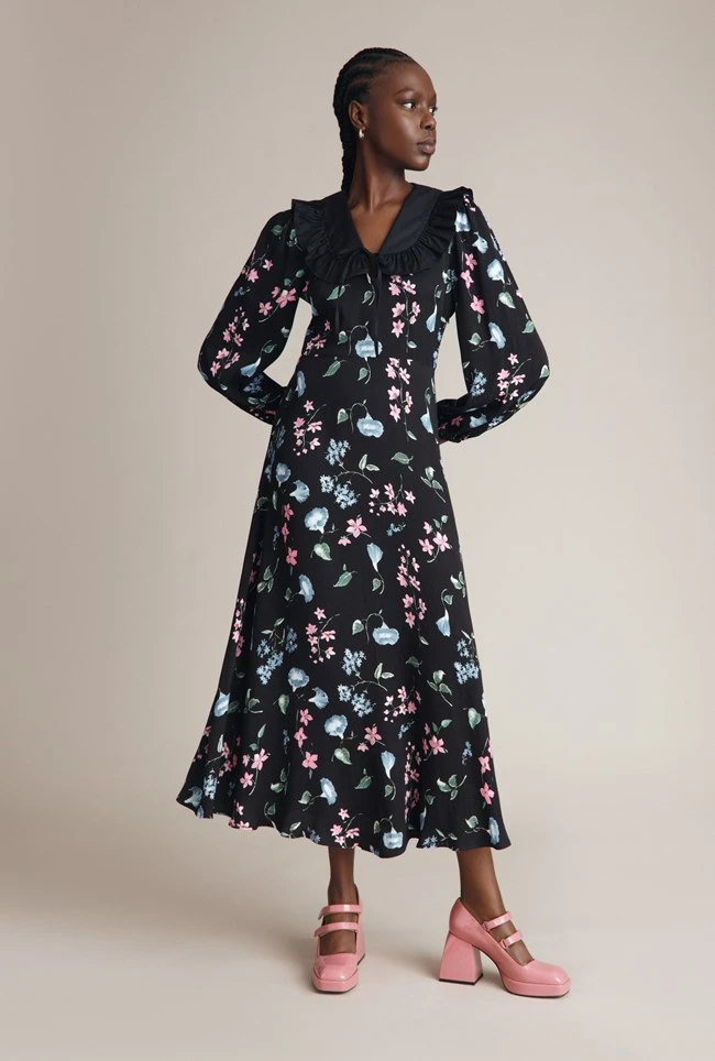 Dixie Dress Black Floral 3 Dixie Dress Black Floral