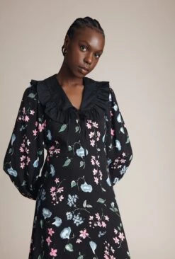 Dixie Dress Black Floral 11 Dixie Dress Black Floral -Ghost Fashion Store D03G021 Z66 23828 650px 964px