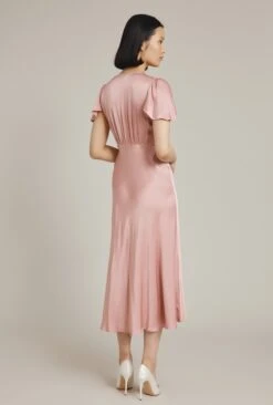 Grace Satin Midi Dress Rose 11 Grace Satin Midi Dress Rose -Ghost Fashion Store D04G010 H04 24136 650px 964px