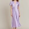 Grace Satin Midi Dress Lilac -Ghost Fashion Store D04G010 L04 26614 650px 964px