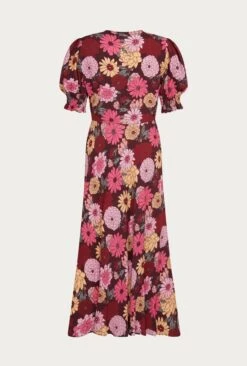 Alisa Dress Pink Woodstock Floral -Ghost Fashion Store D04G030 Z17 24462 650px 964px