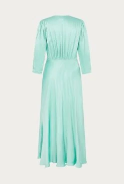 Madison Satin Midi Dress Jade -Ghost Fashion Store D05G001 J02 26821 650px 964px