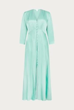 Madison Satin Midi Dress Jade -Ghost Fashion Store D05G001 J02 26822 650px 964px