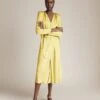 Meryl Satin Midi Dress Butter 2 Meryl Satin Midi Dress Butter -Ghost Fashion Store D05G002A M09 27535 650px 964px