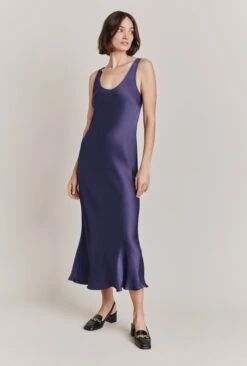 Palm Satin Slip Midi Dress Purple 7 Palm Satin Slip Midi Dress Purple -Ghost Fashion Store D05G003A L07 28750 650px 964px