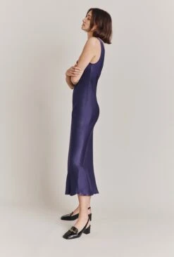 Palm Satin Slip Midi Dress Purple 8 Palm Satin Slip Midi Dress Purple -Ghost Fashion Store D05G003A L07 28751 650px 964px