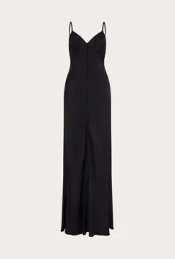 Sariyah Satin Maxi Dress Black 10 Sariyah Satin Maxi Dress Black -Ghost Fashion Store D05G069 A01 26306 650px 964px