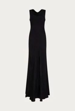 Ada Satin Maxi Dress Black 12 Ada Satin Maxi Dress Black -Ghost Fashion Store D05G075 A01 26320 650px 964px