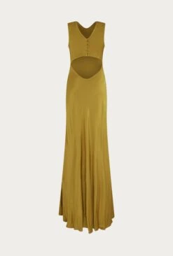 Ada Satin Maxi Dress Olive 13 Ada Satin Maxi Dress Olive -Ghost Fashion Store D05G075 J17 26322 650px 964px