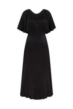 Flora Satin Midi Dress Black 11 Flora Satin Midi Dress Black -Ghost Fashion Store D06G016 A01 28057 650px 964px
