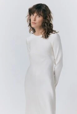 Mari Satin Midi Dress -Ghost Fashion Store D06G041 M12 33222 650px 964px