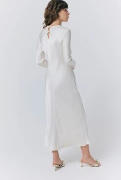 Mari Satin Midi Dress -Ghost Fashion Store D06G041 M12 33223 650px 964px