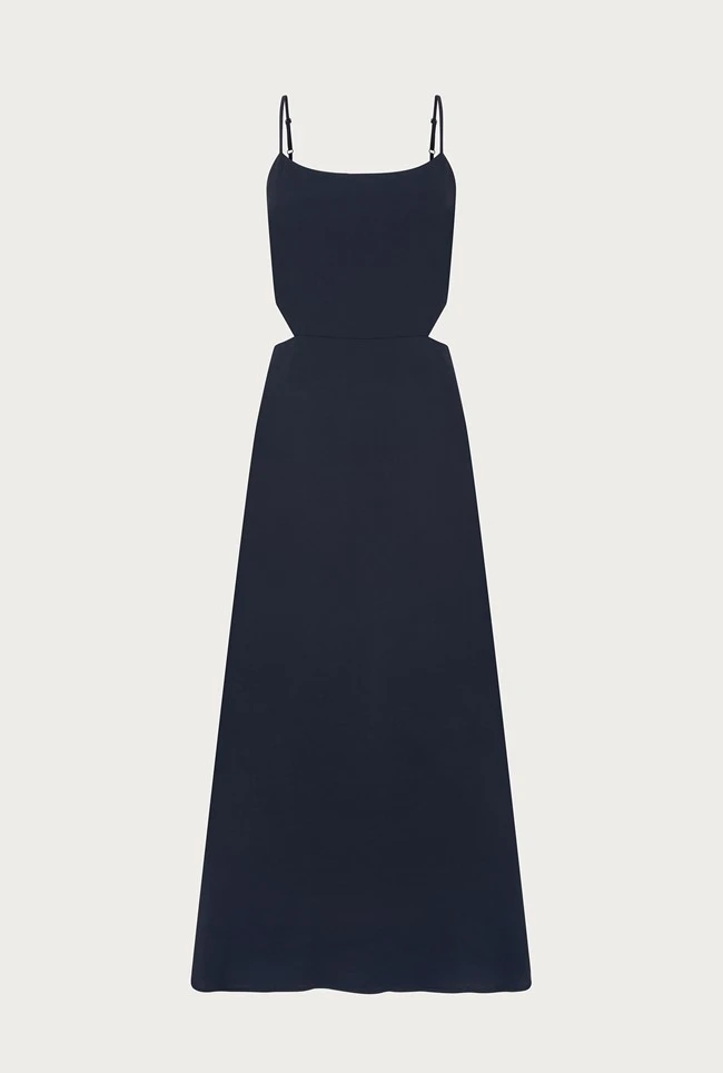 Lila Midi Dress Navy 7 Lila Midi Dress Navy - Image 5