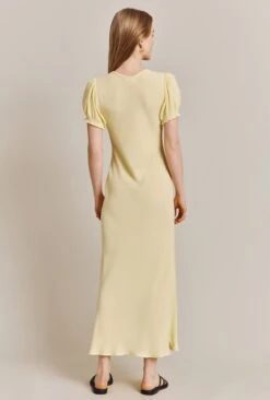 Poet Crepe Midi Dress Yellow 10 Poet Crepe Midi Dress Yellow -Ghost Fashion Store D06G044 E04 27591 650px 964px