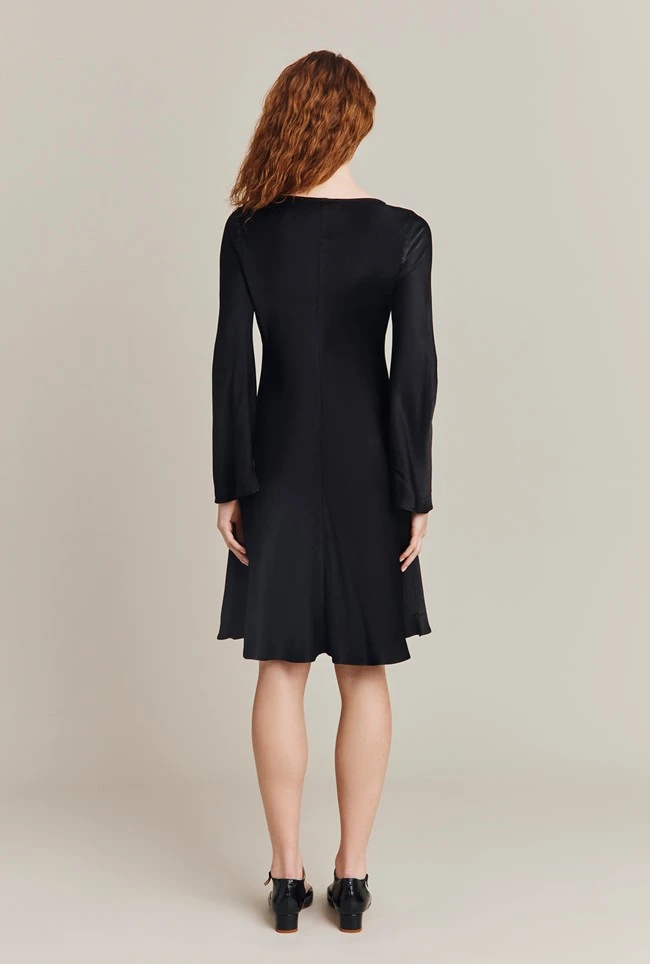 Willow Knee Length Dress Black 4 Willow Knee Length Dress Black - Image 2