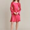 Willow Knee Length Dress Pink 1 Willow Knee Length Dress Pink -Ghost Fashion Store D06G046 H44 26804 650px 964px
