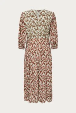 Iris Midi Dress Maroon Floral 13 Iris Midi Dress Maroon Floral -Ghost Fashion Store D06G054 Z52 27508 650px 964px