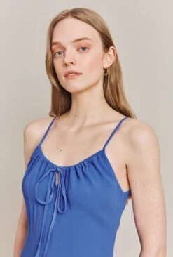 Isabella Crepe Midi Dress Blue 9 Isabella Crepe Midi Dress Blue -Ghost Fashion Store D06G061 K48 27703 650px 964px