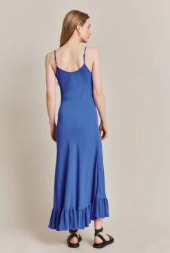 Isabella Crepe Midi Dress Blue 10 Isabella Crepe Midi Dress Blue -Ghost Fashion Store D06G061 K48 27704 650px 964px