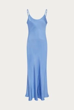 Joelle Satin Midi Dress Cornflower Blue 13 Joelle Satin Midi Dress Cornflower Blue -Ghost Fashion Store D06G062 K92 27616 650px 964px