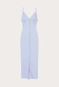 Sofia Crepe Midi Dress Perwinkle -Ghost Fashion Store D06G069 K30 27867 650px 964px