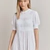 Eloise Crepe Midi Dress White 1 Eloise Crepe Midi Dress White -Ghost Fashion Store D06G071 C01 27943 650px 964px