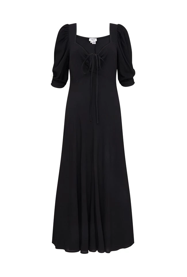 Penelope Crepe Midi Dress Black 8 Penelope Crepe Midi Dress Black - Image 6