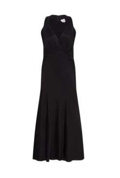 Lua Satin Midi Dress Black 11 Lua Satin Midi Dress Black -Ghost Fashion Store D06G076 A01 28384 650px 964px