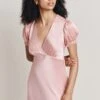 Clemence Satin Midi Dress Pink 1 Clemence Satin Midi Dress Pink -Ghost Fashion Store D06G084 H44 28035 650px 964px