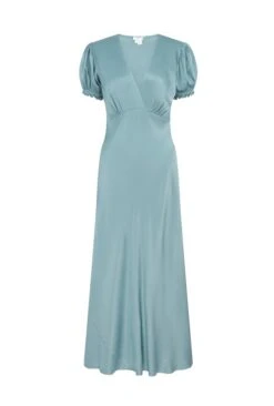 Clemence Satin Midi Dress Petrol Green 10 Clemence Satin Midi Dress Petrol Green -Ghost Fashion Store D06G084 K72 28038 650px 964px