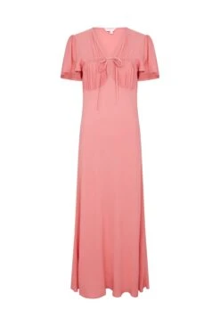 Laura Crepe Midi Dress Pale Rose 13 Laura Crepe Midi Dress Pale Rose -Ghost Fashion Store D06G085 H22 28001 650px 964px