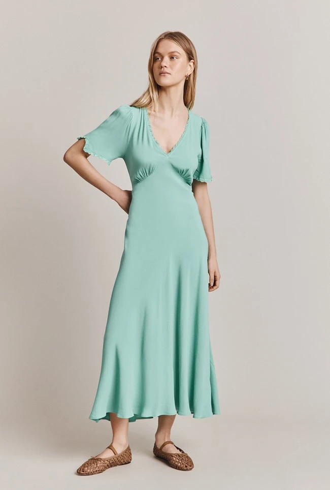 Victoria Crepe Midi Dress 4 Victoria Crepe Midi Dress - Image 2