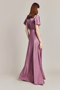 Delphine Satin Maxi Dress Purple Gumdrop -Ghost Fashion Store D07G022 L47 28678 650px 964px