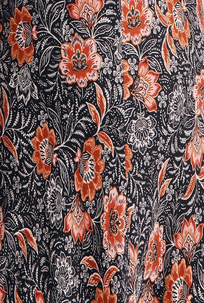 Erin Crepe Midi Dress Red Batik Bloom 7 Erin Crepe Midi Dress Red Batik Bloom - Image 5