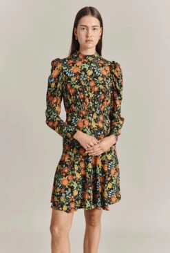 Margot Midi Dress Classic Floral -Ghost Fashion Store D07G046 Z09 29574 650px 964px