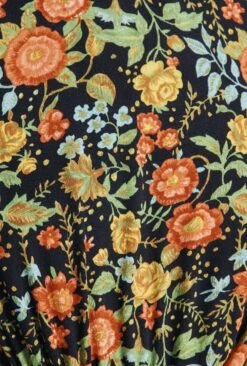 Sarah Crepe Midi Dress Classic Floral -Ghost Fashion Store D07G052 Z09 29555 650px 964px