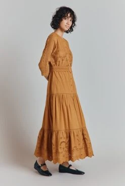 BlairEmbroidered Cotton Maxi Dress 10 BlairEmbroidered Cotton Maxi Dress -Ghost Fashion Store D08G045 D18 31637 650px 964px