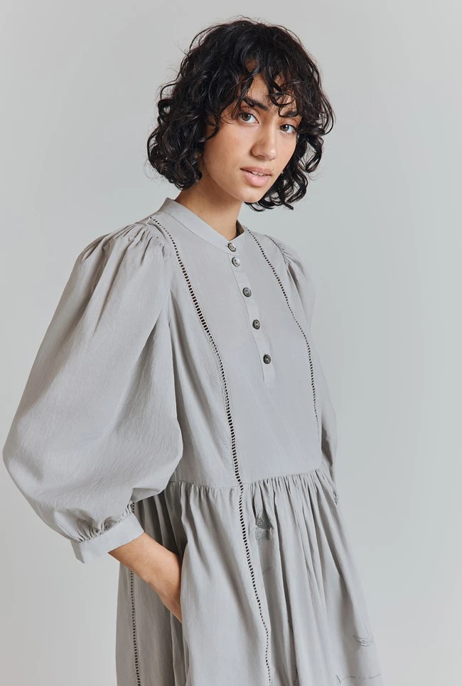 Nova Cotton Embroidered Midi Dress 4 Nova Cotton Embroidered Midi Dress - Image 2