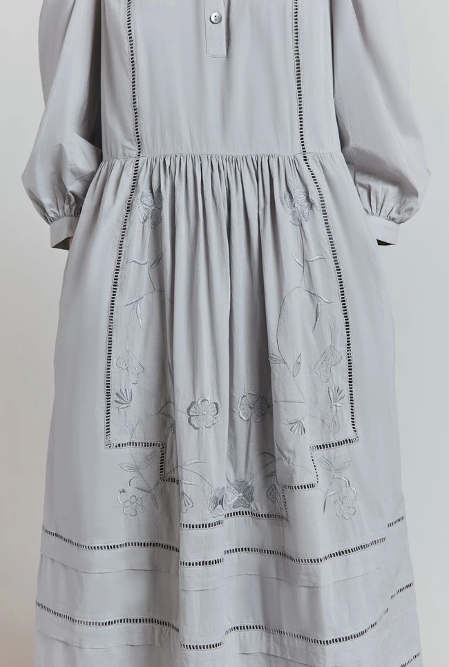 Nova Cotton Embroidered Midi Dress 6 Nova Cotton Embroidered Midi Dress - Image 4