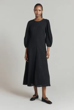 Bella Linen Bias Cut Open Back Tie Midi Dress -Ghost Fashion Store D08G058 A01 31365 650px 964px