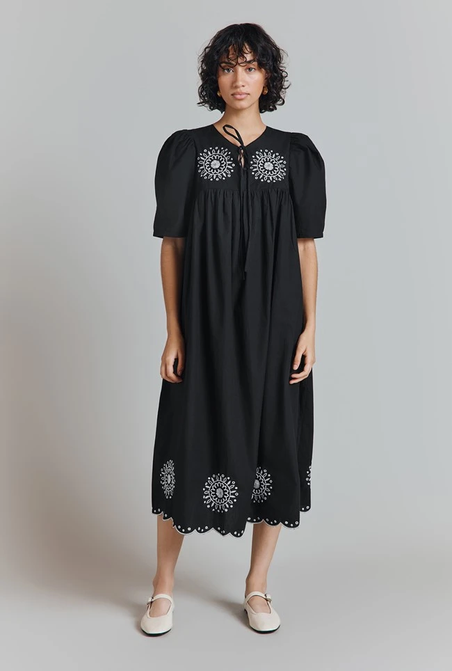 Ramona Embroidered Cotton Midi Dress 3 Ramona Embroidered Cotton Midi Dress