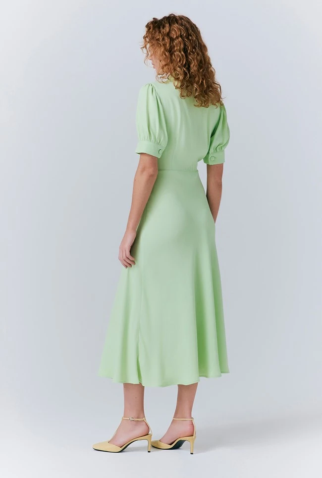 Wilma Crepe Midi Tea Dress 7 Wilma Crepe Midi Tea Dress - Image 5