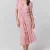 Capri Crepe Floral Midi Dress 2 Capri Crepe Floral Midi Dress -Ghost Fashion Store D09G056 Z59 33006 650px 964px