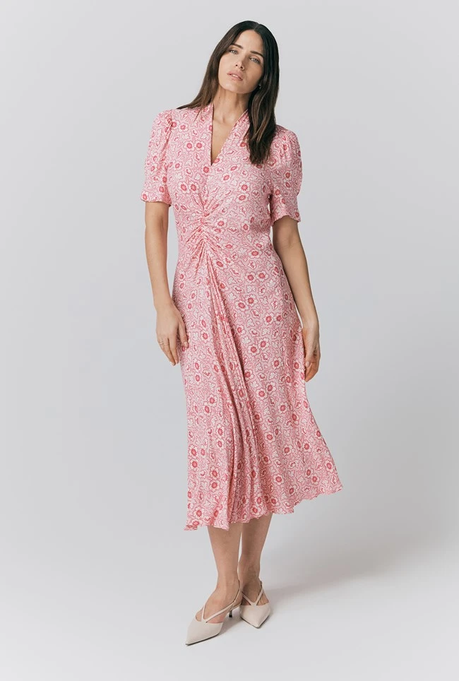 Capri Crepe Floral Midi Dress 3 Capri Crepe Floral Midi Dress
