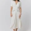 Maeve Embroidered Crepe Midi Tea Dress 2 Maeve Embroidered Crepe Midi Tea Dress -Ghost Fashion Store D10G015 M12 33027 650px 964px
